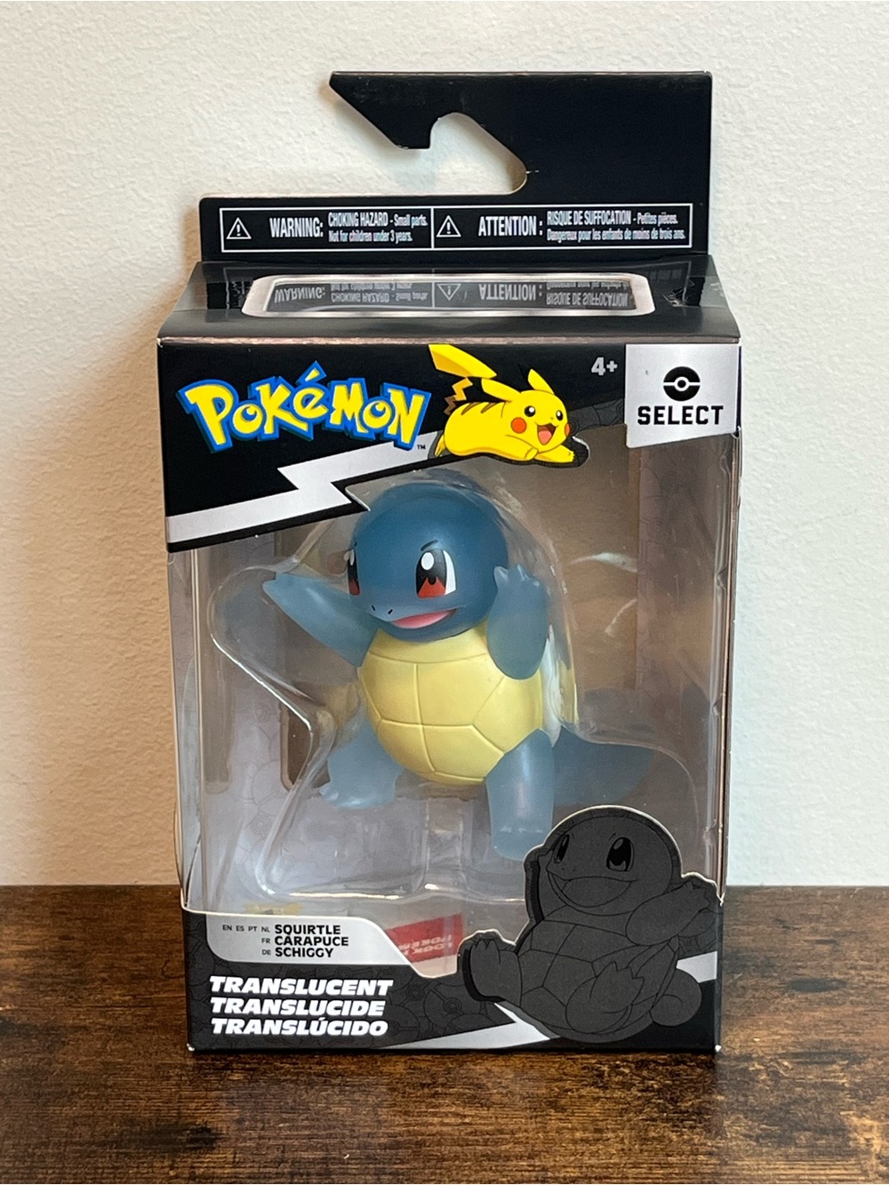 Pokémon Select Translucent Squirtle Figure